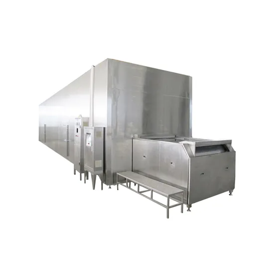 Industrial Vegetable & Seafood Impinging Tunnel Freezer