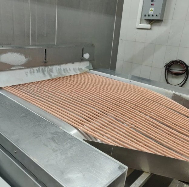 Туннельный шокер с лентой из нержавеющей стали для морепродуктов