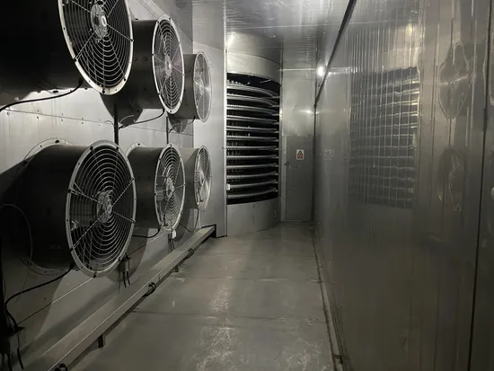 Impingement IQF Quick Freezing Equipment Tunnel Freezer