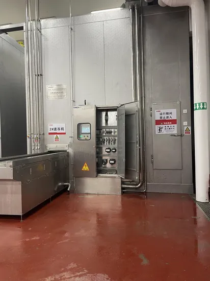 Impingement IQF Quick Freezing Equipment Tunnel Freezer